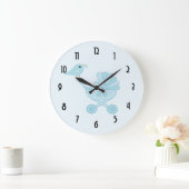 Aangepaste Baby en mammie Bluebird Nursery Grote Klok (Huis)