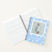 Aangepaste Baby en publicatieblad voor wolken en s Notitieboek (Binnen)