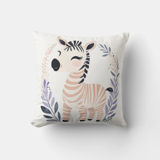 Aangepaste Baby Ezel Kussen Boho Bloemendesign - (Voorkant)