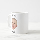 Aangepaste Baby face Mok Funny (Voorkant links)