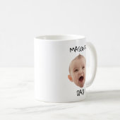 Aangepaste Baby Face Photo Coffee Mok, Moederdag B Koffiemok (Voorkant rechts)