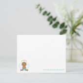 Aangepaste Baby flat met snoet Kaart (Staand voorkant)