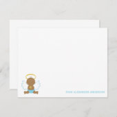 Aangepaste Baby flat met snoet Kaart (Voorkant / Achterkant)