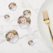 Aangepaste baby Foto 1e Verjaardag Confetti (Groep)