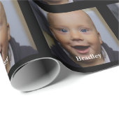 Aangepaste baby foto aangepast cadeaupapier (Rol Hoek)
