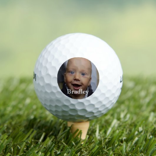 Aangepaste baby foto aangepast golfballen (Insitu Shirt)