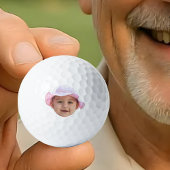 Aangepaste Baby-foto, Baby-fotogezicht Golfballen