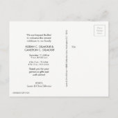 Aangepaste Baby foto bedankt Aankondigingskaart (Achterkant)