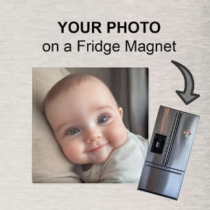 Aangepaste Baby Foto Koelkast Magneet Baby Aankond