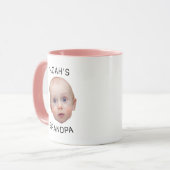Aangepaste Baby Foto Mok | Aangepaste Baby Face-mo (Voorkant links)