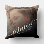 Aangepaste Baby fotoprinses van de piloot Kussen (Achterkant)