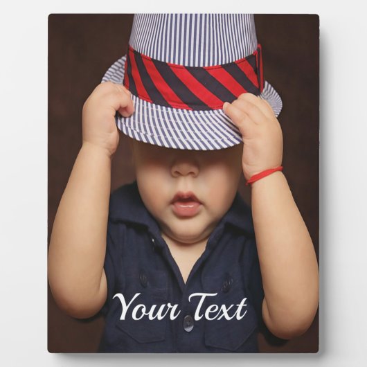 Aangepaste Baby fototablet Plaque met Easel Fotoplaat (Voorkant)