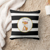 Aangepaste Baby Fox Stripe Pillow Kussen (Deken)