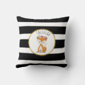 Aangepaste Baby Fox Stripe Pillow Kussen (Achterkant)