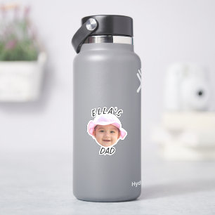 Aangepaste Baby Gezicht Foto Nieuw Papa Sticker