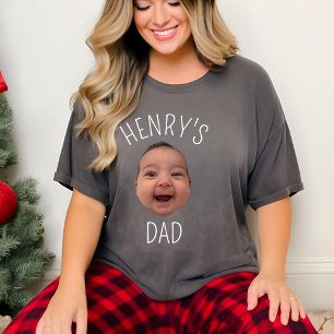 Aangepaste Baby Gezicht Gepersonaliseerde Kind Fot T-shirt