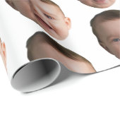 Aangepaste Baby Gezicht, Grappige aangepaste foto Cadeaupapier (Rol Hoek)