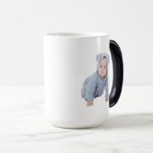 Aangepaste Baby Gezicht Kind Baby Afbeelding Kerst Magische Mok (Voorkant rechts)