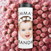 Aangepaste Baby Gezicht Mama Oma Opa Verjaardag Thermosbeker