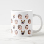 Aangepaste Baby Gezicht Mok, Aangepaste Familie 3 Grote Koffiekop (Rechts)