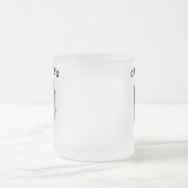 Aangepaste Baby Gezicht Mok, Aangepaste Nieuwe Dad Matglas Koffiemok (Center)