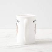 Aangepaste Baby Gezicht Mok, Aangepaste Nieuwe Dad Porselein Kop (Achterkant)