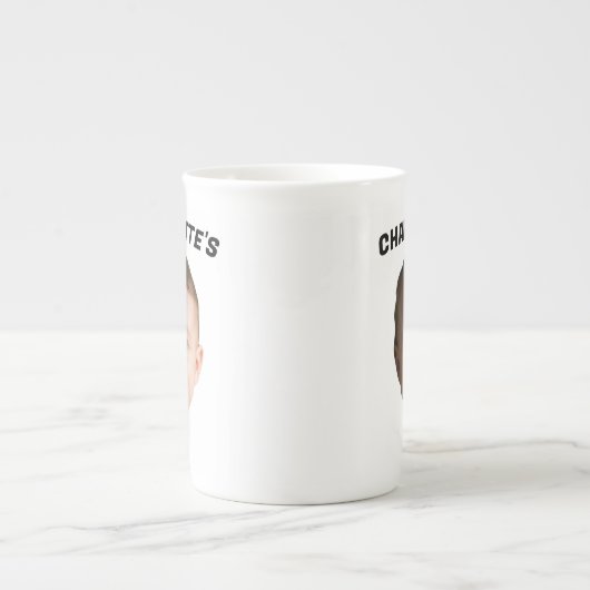 Aangepaste Baby Gezicht Mok, Aangepaste Nieuwe Dad Porselein Kop (Voorkant)