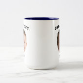 Aangepaste Baby Gezicht Mok, Aangepaste Nieuwe Dad Tweekleurige Koffiemok (Center)