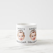 Aangepaste Baby Gezicht Mok Moeder Oma Opa Verjaar (Voorkant)