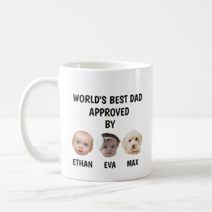 Aangepaste Baby Gezicht Mok voor Papa Gepersonalis