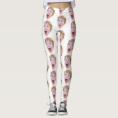 Aangepaste Baby-gezichtsfoto Leggings (Voorkant)