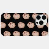 Aangepaste Baby Gezichtspatroon Gepersonaliseerde  Case-Mate iPhone Case (Achterkant (horizontaal))