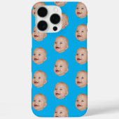 Aangepaste Baby Gezichtspatroon Gepersonaliseerde  Case-Mate iPhone Case (Achterkant)