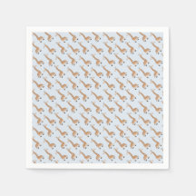 Aangepaste Baby Giraffe Design servetten