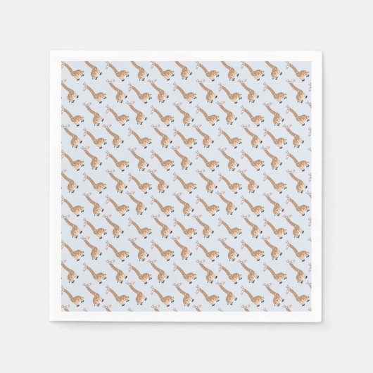 Aangepaste Baby Giraffe Design servetten (Voorkant)