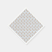 Aangepaste Baby Giraffe Design servetten (Hoek)