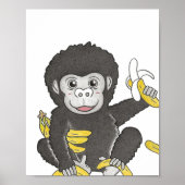 Aangepaste baby gorilla dierenkwekerij poster (Voorkant)