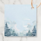 Aangepaste Baby it's Cold Outside Baby Shower  Bedankjes Labels (Achterkant)