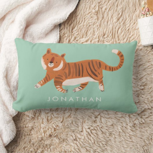 Aangepaste Baby kamer voor kleine tijger Waterverf Kussen (Deken)