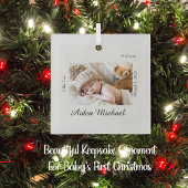 Aangepaste Baby kerst ornament