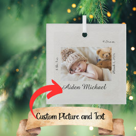 Aangepaste Baby kerst ornament