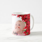 Aangepaste Baby/kindfoto Kerstmis Koffiemok (Voorkant rechts)