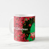 Aangepaste Baby/kindfoto Kerstmis Koffiemok (Voorkant links)
