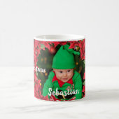 Aangepaste Baby/kindfoto Kerstmis Koffiemok (Center)