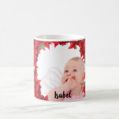 Aangepaste Baby/kindfoto Kerstmis Koffiemok (Center)