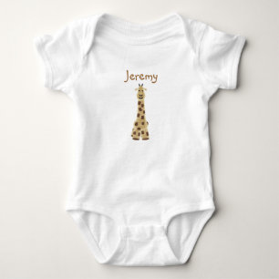 Aangepaste Baby kleding - Giraffe Romper