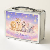 Aangepaste baby leeuw giraffe zebra en olifant  (Achterkant)