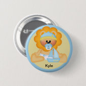 Aangepaste Baby Lion Button (Voorkant /achterkant)