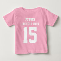 Aangepaste Baby Meisje Football Jersey Bodysuit