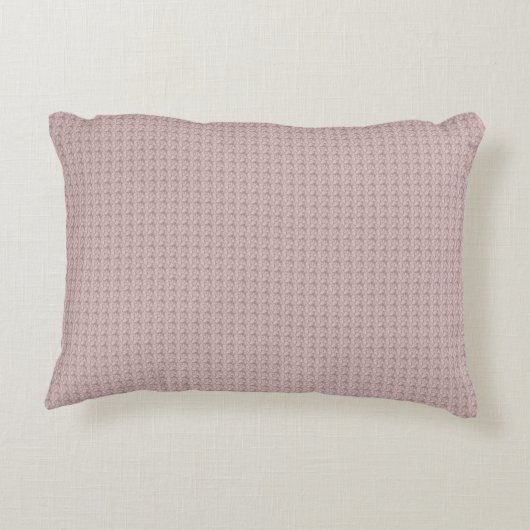 Aangepaste baby monogram begintekst gestructureerd accent kussen (Achterkant)